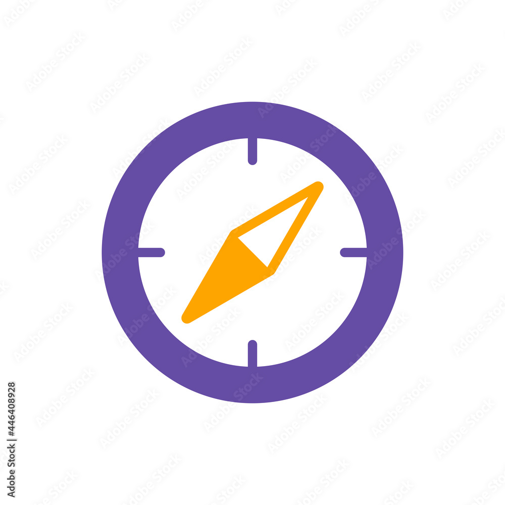 Compas vector flat glyph icon. Navigation sign Compas vector flat glyph icon. Navigation sign