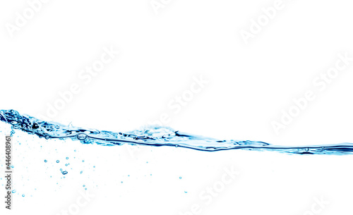 Splashing water waves, isolated on the white background.