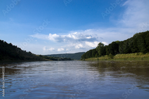 Dniester canyon in mid-summer