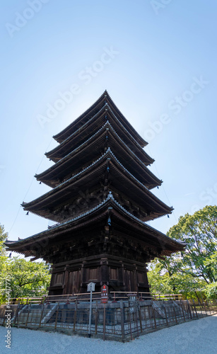 Jaman kyoto Toji Temple beautiful