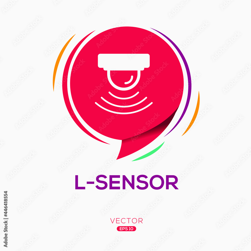Creative (L-sensor) Icon ,Vector sign. Creative (L-sensor) Icon ,Vector sign.