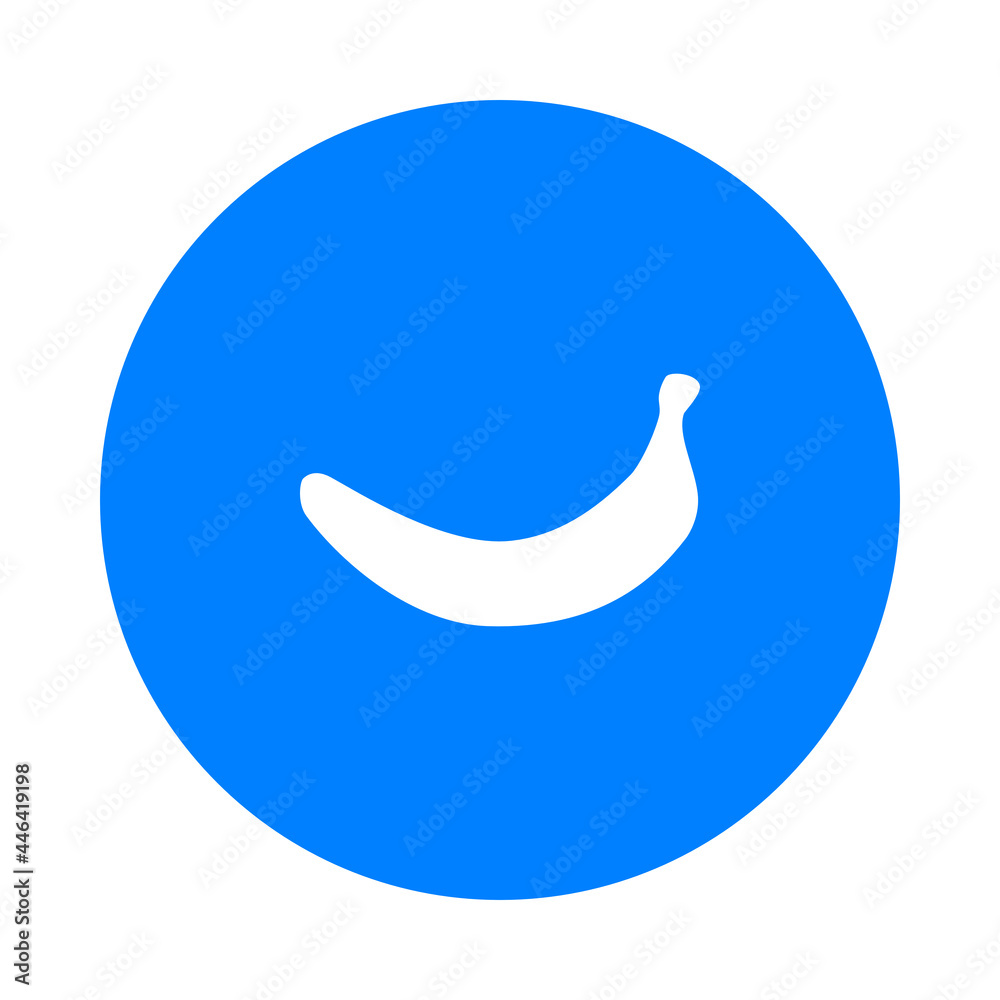 Obraz premium Banane und Kreis