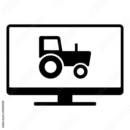 Traktor und Monitor