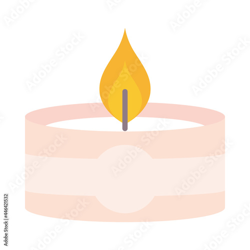 burning candlelight aromatherapy