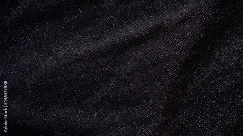 Particle drapery luxury black background.