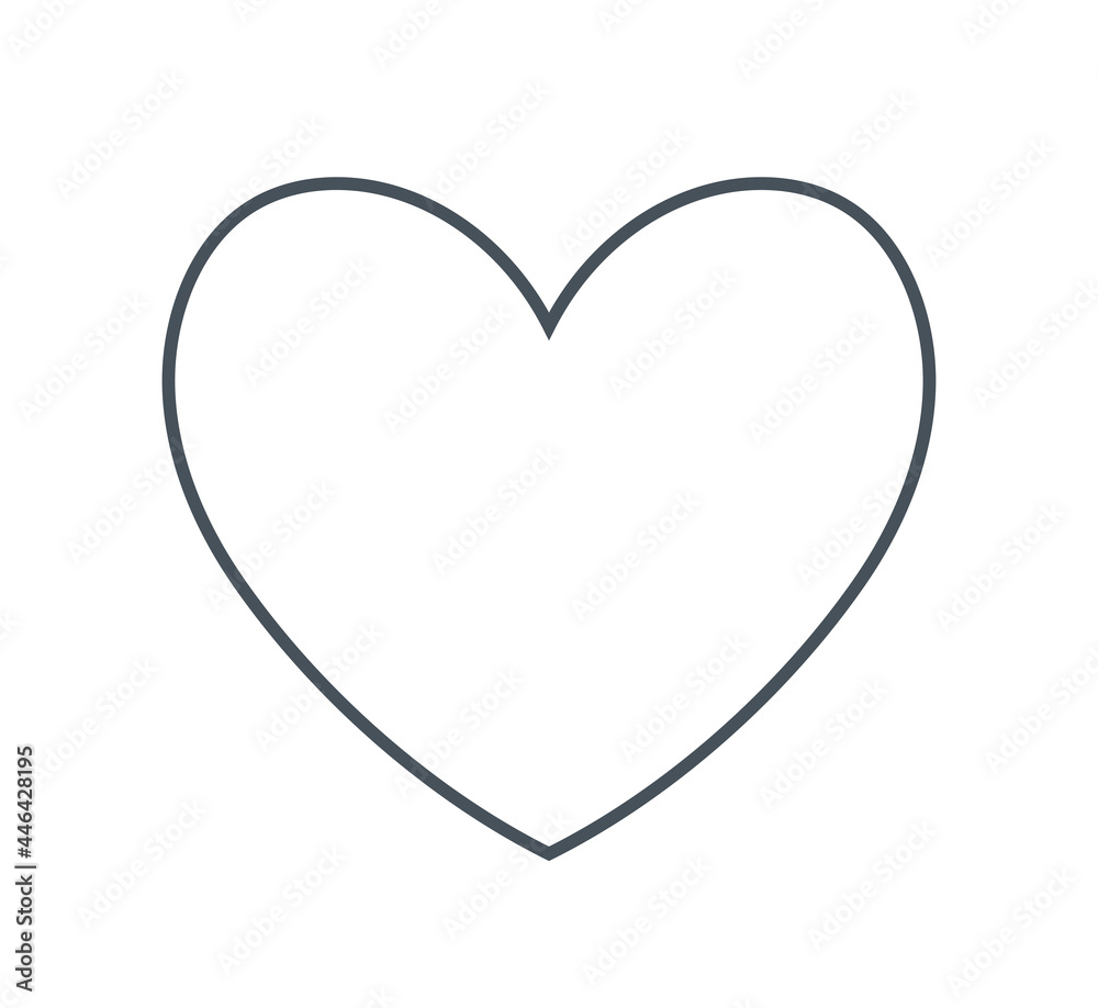 heart silhouette icon