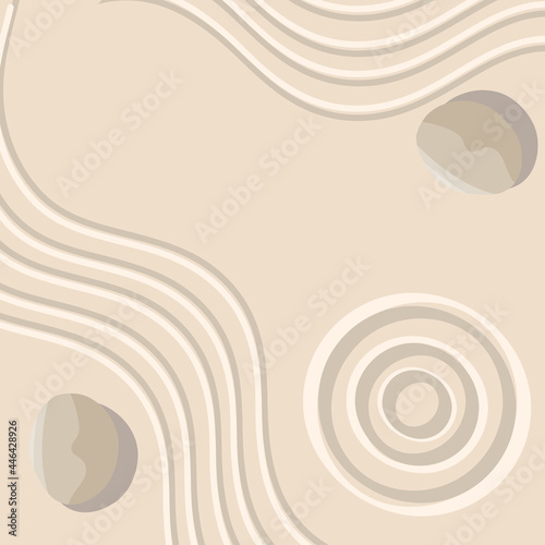 Photography zen garden stones