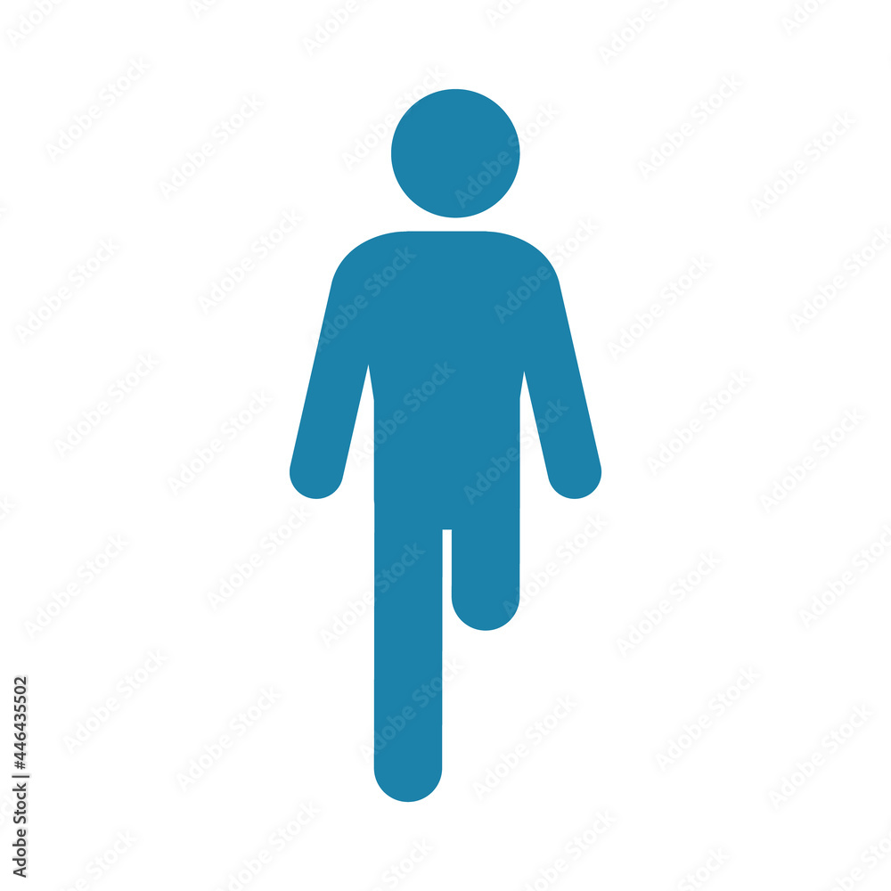 amputee person symbol