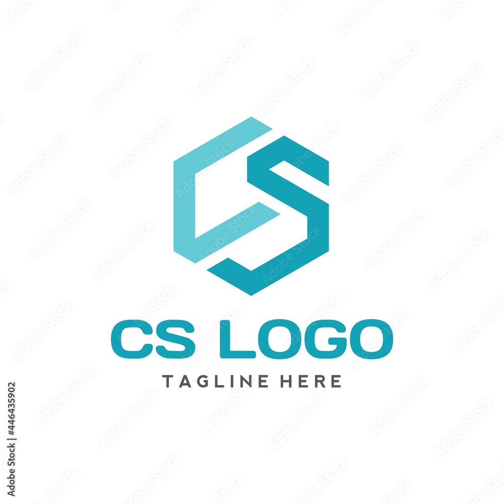 C S Monogram Initial or Letter Logo Design Vector Image C S Monogram Initial or Letter Logo Design Vector Image