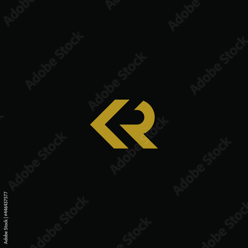 Initial KR Monogram  Logo Design photo