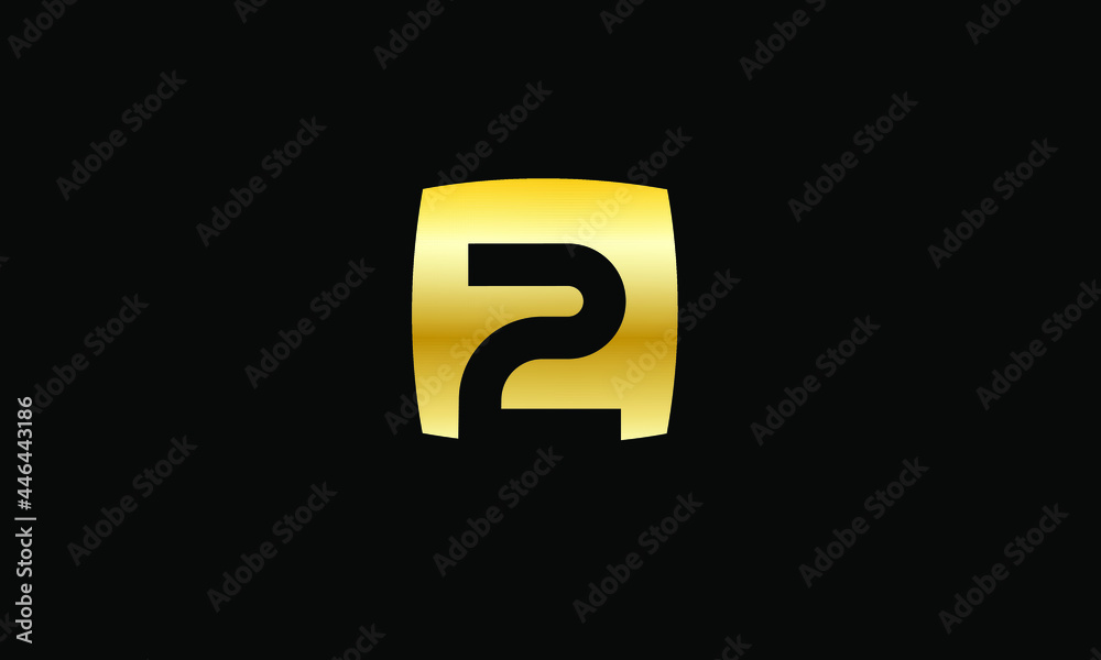 2 Number Gold Modern Logo 2 Number Gold Modern Logo