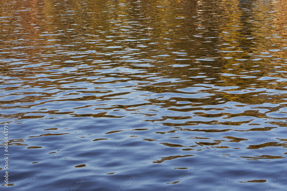 texture brown water texture. lake surface soft focus. horizontal texture brown water texture. lake surface soft focus. horizontal