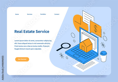 Real Estate Landing Page Concept