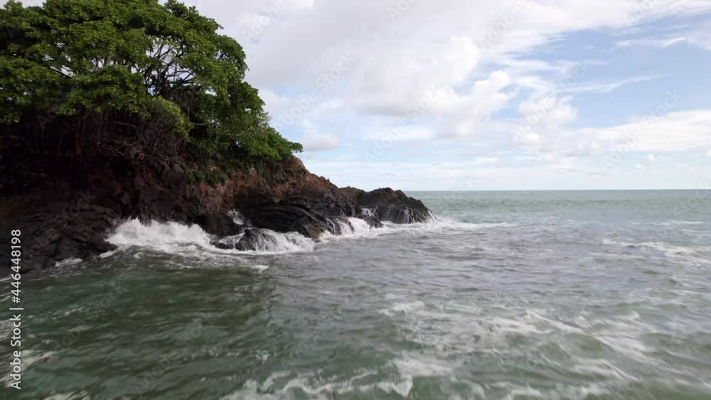 Island in the sea - Drone