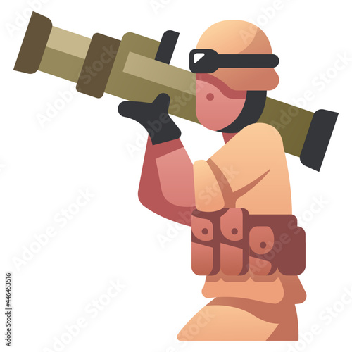 rocket launcher soldier icon