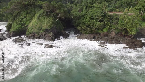 Island Waves Tropical Beach - Drone