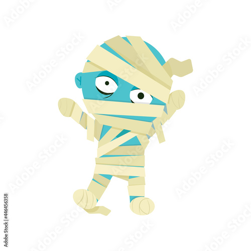 Mummy in cartoon style 