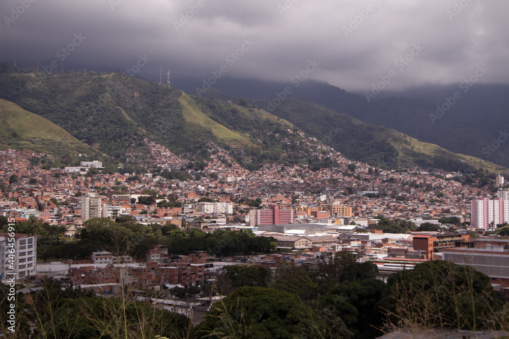 Poor and popular neighborhoods of Caracas