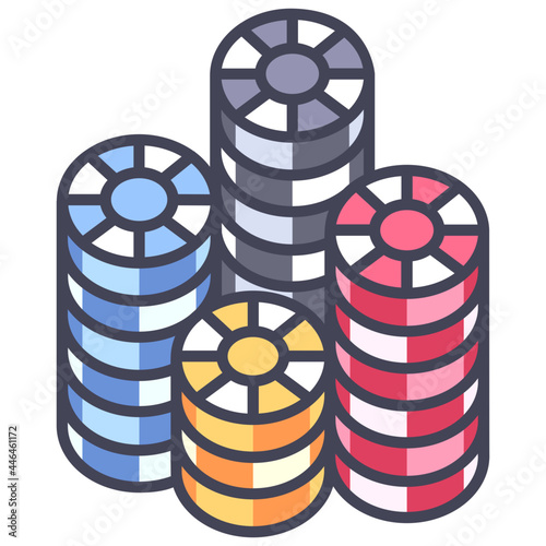 gambling chip icon