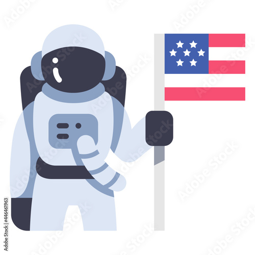 USA astronaut icon