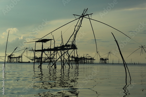 Quadro em tela culture boat sunrise flatter