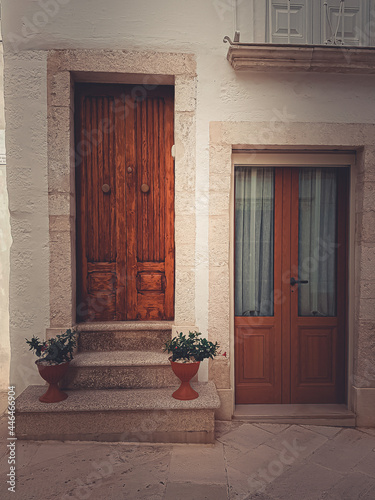 Entrada de casa em Locorotondo