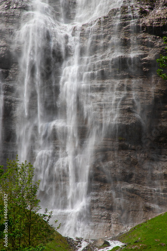 Lauterbrunnen valley waterfall