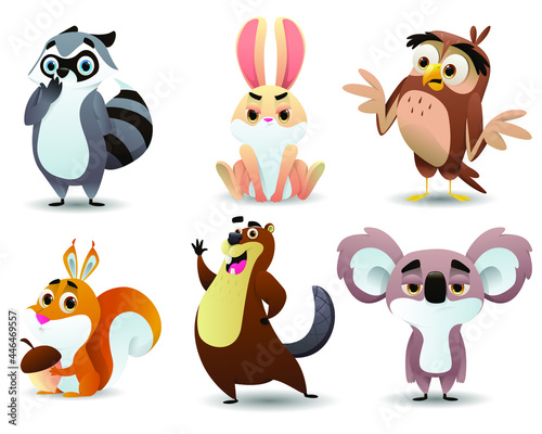 Cartoon animals collection
