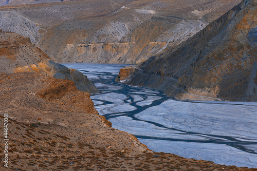 River valley, Lower Mustang Kali Gandaki Kagbeni photo