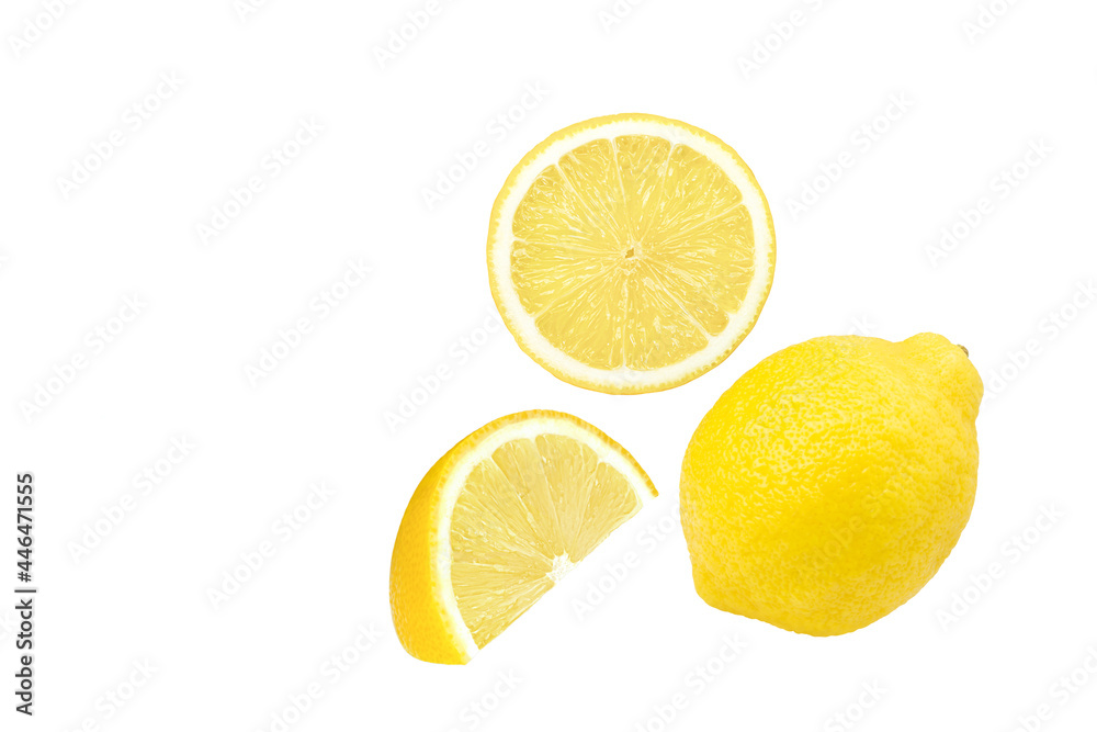 lemon isolated on white