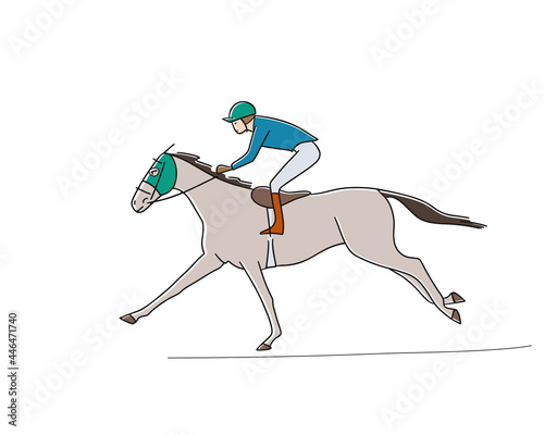 Horse racing, background, racetrack isolated on white background