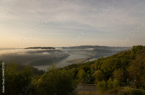 View to the german lake called Edersee