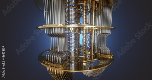 Video of a quantum computer.