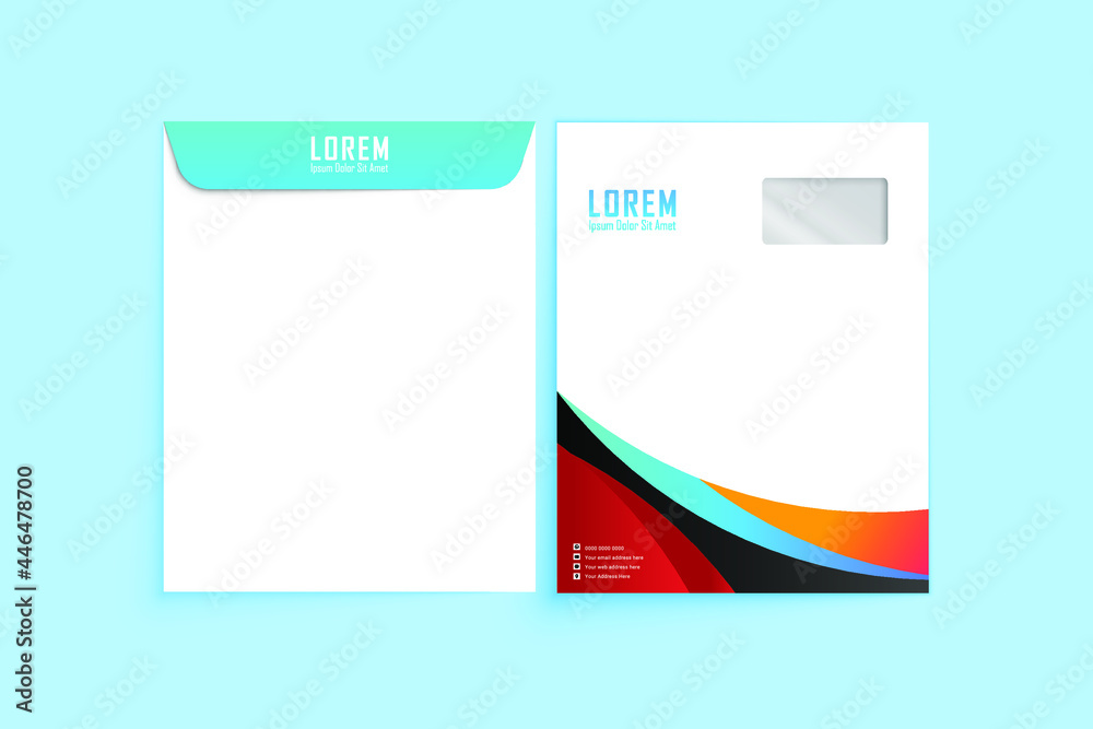 A4 Envelope Template Print Ready Template C4 Business Envelope 
