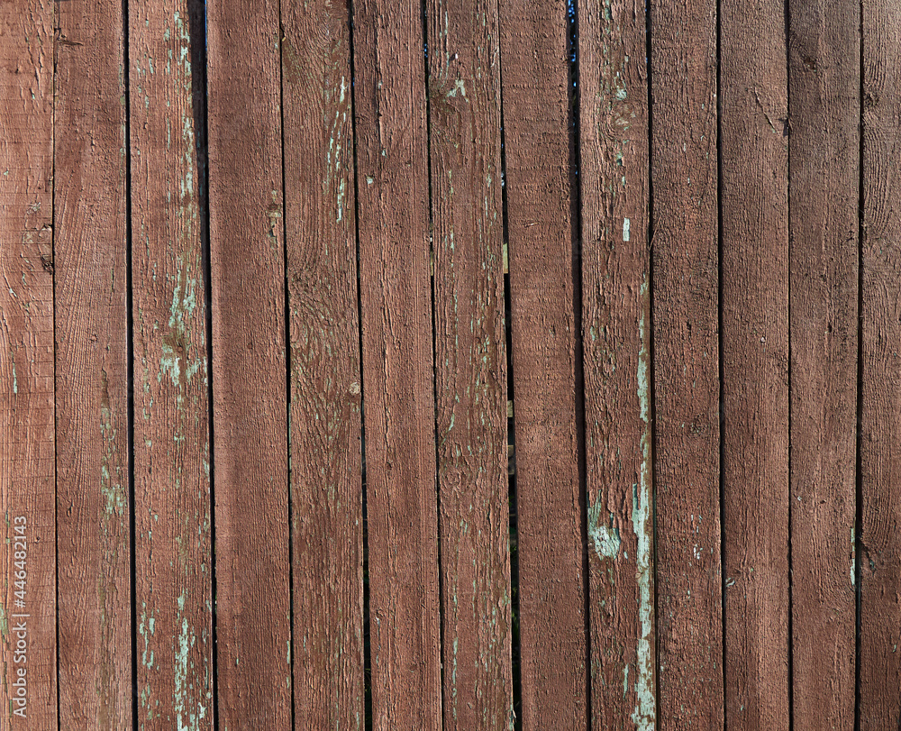 Fototapeta premium Old grunge dark textured wooden background,The surface of the old brown wood texture,top view brown teak wood paneling