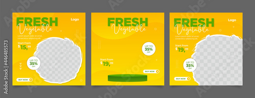 Social Media Post for Food Promotion offer poster, Healthy Food Social Media Banner and Post.	