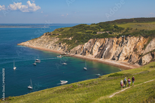 Foto Alum Bay in Summer, Isle of Wight
