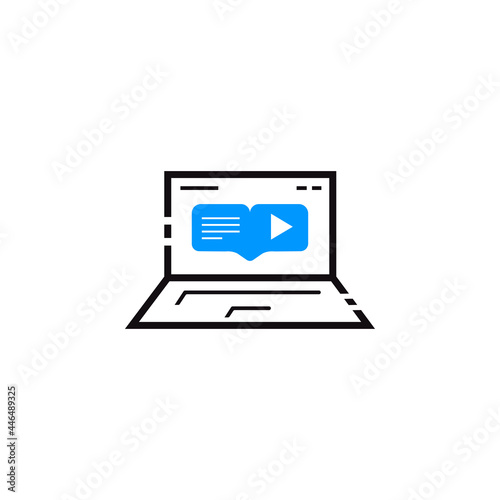 Online education and business training icon © Prosenjit Paul