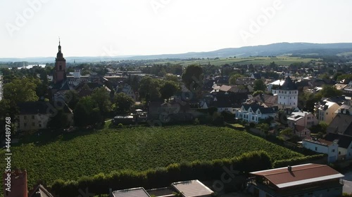 Luftaufnahme.  Rhein. Hessen. Deutschland. 