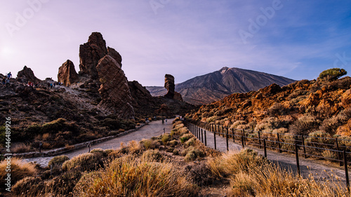 Quadro su tela Roques de Garcia in Teide National Park, Tenerife, Spain.