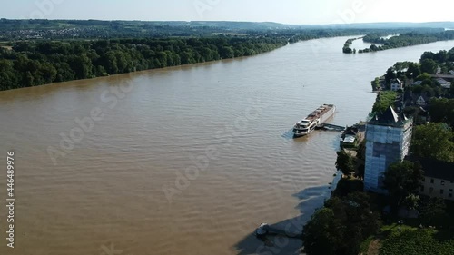 Luftaufnahme.  Rhein. Hessen. Deutschland. 