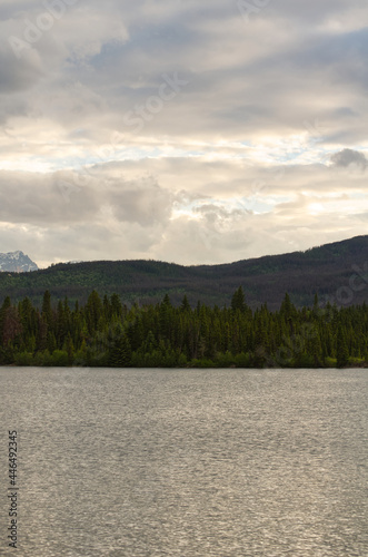 Pyramid Lake on a Cloudy Evening