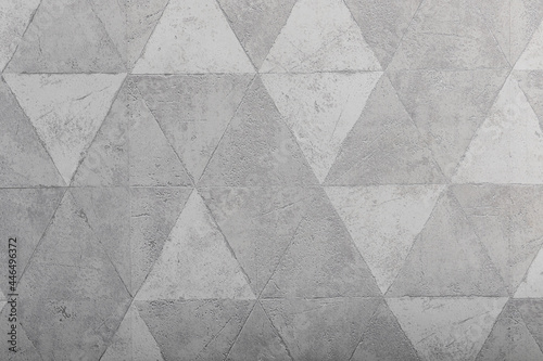 Abstract triangle texture and pattern background photo, geometric element surface concept