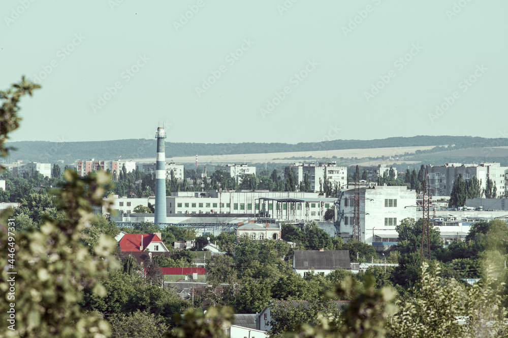 panorama of the city of kremenchuk