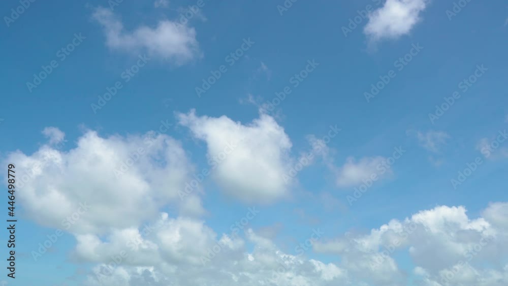 Clouds and sky without birds, copy space.
