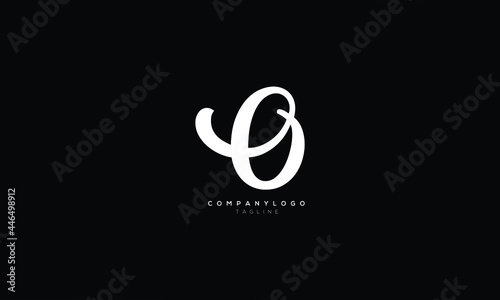 EO OE E AND O Abstract initial monogram letter alphabet logo design photo