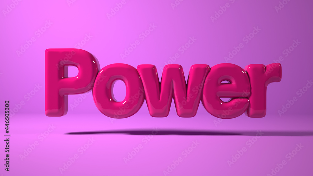 3d pink bubble plastic on pink background lettle power 3d pink bubble plastic on pink background lettle power