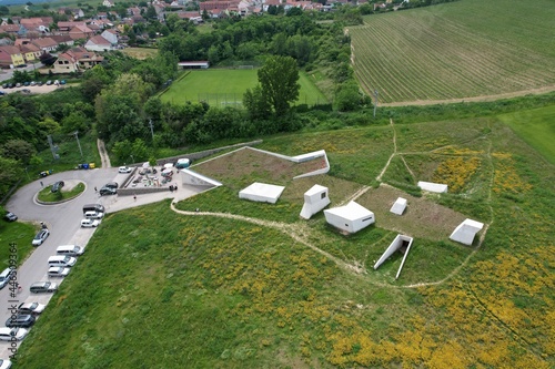 archeopark Pavlov archeological park modern museum Czech republic photo