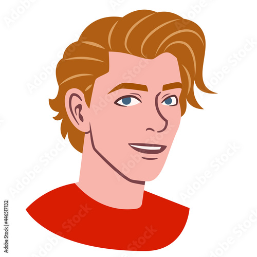 Isolated avatar of a man Vector illustration