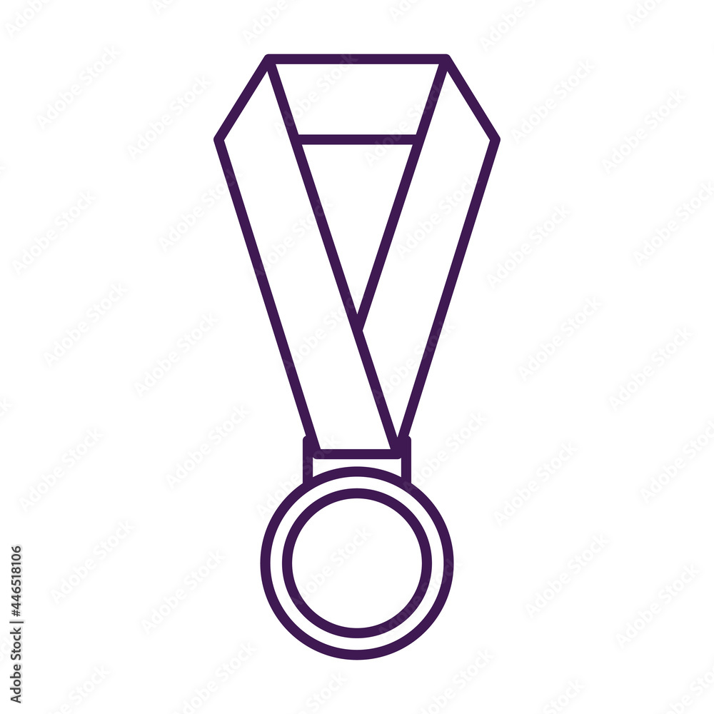 Isolated gold medal icon First place Vector illustration Isolated gold medal icon First place Vector illustration